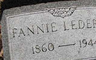 Fannie Lederer Fannie Lederer