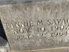 Fannie M. Savage Barfield