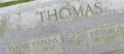 Fannie M Watkins Thomas Fannie M Watkins Thomas