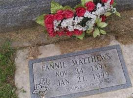 Fannie Matthews