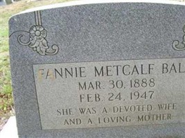 Fannie Metcalf Ball Fannie Metcalf Ball