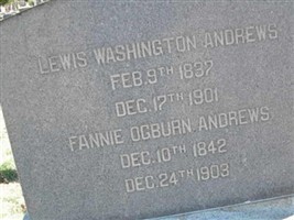 Fannie Ogburn Andrews Fannie Ogburn Andrews