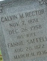 Fannie Saffell Rector Fannie Saffell Rector