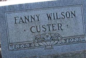 Fannie Sneed Wilson Custer