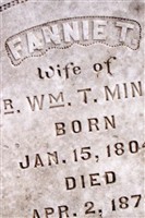 Fannie Thacker Washington Minor