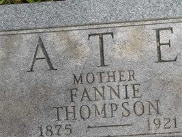 Fannie Thompson Yates Fannie Thompson Yates