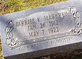 Farries K Marbrey Farries K Marbrey