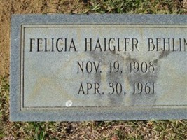 Felicia Lee Haigler Behling