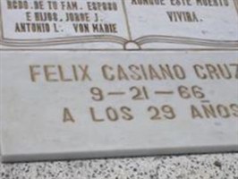 . Felix Casiano Cruz . Felix Casiano Cruz
