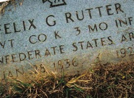 Felix G. Rutter Felix G. Rutter