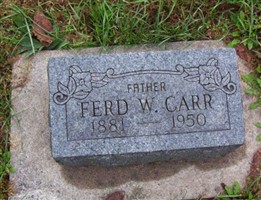 Ferd W. Carr Ferd W. Carr