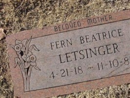 Fern Beatrice Letsinger Fern Beatrice Letsinger