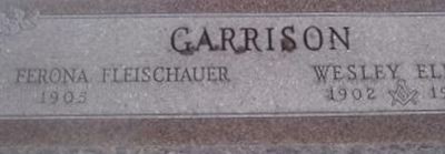 Ferona Fleischauer Garrison Ferona Fleischauer Garrison
