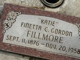 Finetta Catherine Gordon Fillmore Finetta Catherine Gordon Fillmore