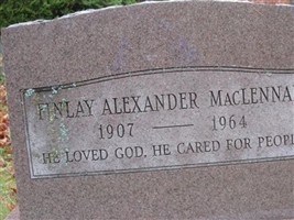 Finlay Alexander MacLennan Finlay Alexander MacLennan
