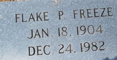 Flake P Freeze Flake P Freeze