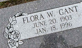 Flora W Gant