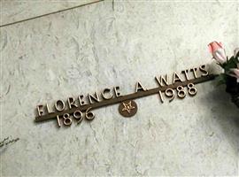 Florence A Watts