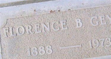 Florence Belle-Carter Geyer