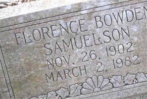 Florence Bowden Samuelson