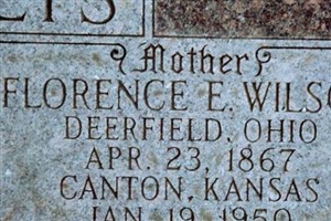 Florence E. Wilson Phillis Florence E. Wilson Phillis