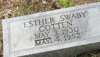 Florence Esther Swaby Cotten Florence Esther Swaby Cotten