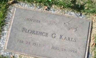 Florence G Karlis