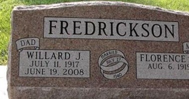 Florence J Fredrickson Florence J Fredrickson