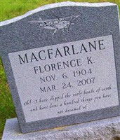 Florence K. MacFarlane Florence K. MacFarlane