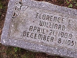 Florence L Williard Florence L Williard