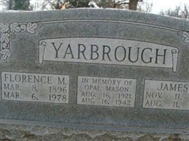 Florence M Hubbard Yarbrough