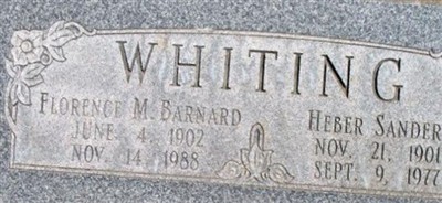 Florence Margaret Barnard Whiting