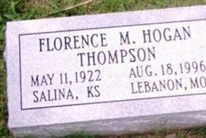 Florence May Hogan Thompson Florence May Hogan Thompson