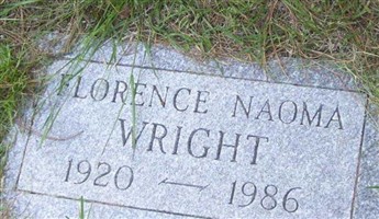 Florence Naoma Wright