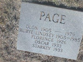FLORENCE PAGE FLORENCE PAGE