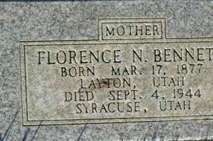 Florence Rebecca SANDALL Bennett Florence Rebecca SANDALL Bennett