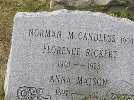 Florence Rickert McCandless Florence Rickert McCandless