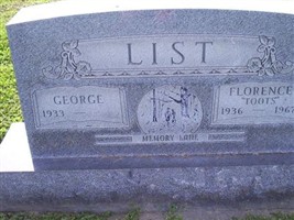 Florence "Toots" List Florence "Toots" List