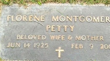 Florene Montgomery "Flo" Petty Florene Montgomery "Flo" Petty