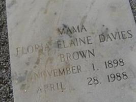 Floria Elaine Davis Brown
