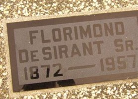 Florimond DeSirant, Sr Florimond DeSirant, Sr