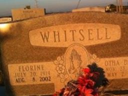 Florine Harvell Whitsell Florine Harvell Whitsell