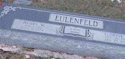 Florine A. "Sally" (Speckels) Eulenfeld Florine A. "Sally" (Speckels) Eulenfeld