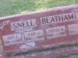 Flossie May Snell Beatham Flossie May Snell Beatham