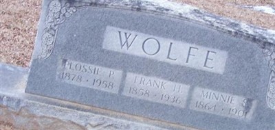 Flossie P Wolfe Flossie P Wolfe