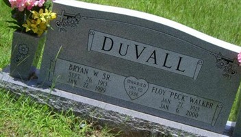 Floy Wynell "Peck" Walker Duvall