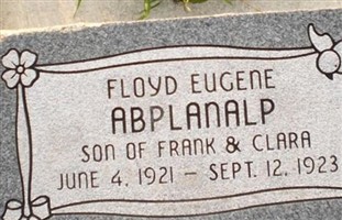 Floyd Eugene Abplanalp Floyd Eugene Abplanalp