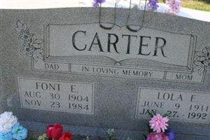 Font E. Carter