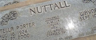 Fontella Porter Nuttall Fontella Porter Nuttall