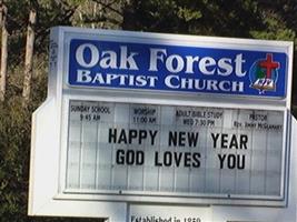 Oak Forest Baptist Church Cemetery